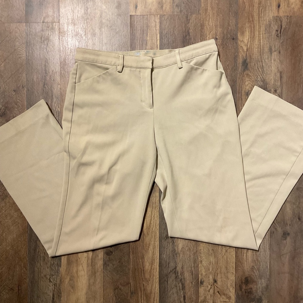 Sandolino Women’s Bardot Tan Slacks Pants Size 8